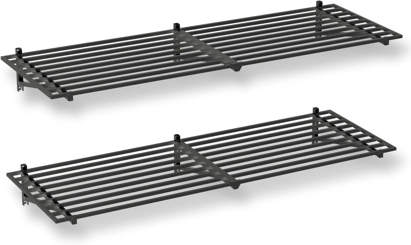 StoreYourBoard 2 Pack Heavy Duty Wall Shelves – 2ft x 4ft Garage Storage Shelving