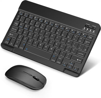 SOPPY Foldable Bluetooth Keyboard with Touchpad – USB Rechargeable Tri‑Fold Mini Wireless