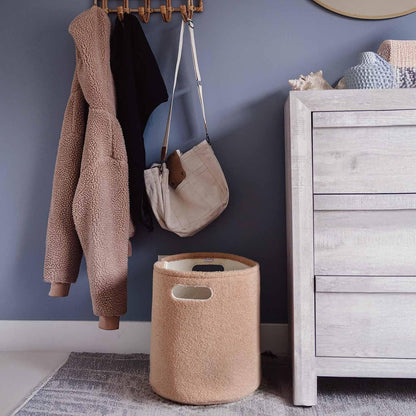Putska Laundry Basket Hamper – Large Storage Basket for Clothes, Toys, Blankets & Organising | Brown | UK