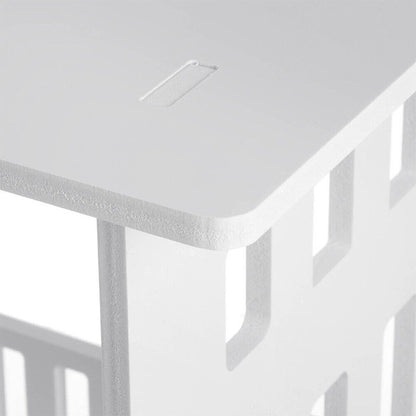 Small Bedside Table Cabinet – Side Coffee Table with Storage Rack | Slim, 2-Tier Design for Bedroom, Living Room, Bathroom