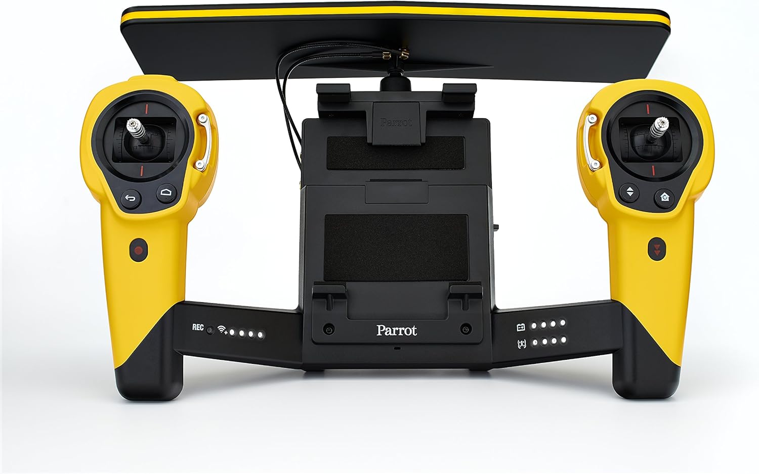 Parrot Skycontroller – Yellow | Extended Range Controller for Bebop Drone with Dual Joysticks & FPV Compatibility