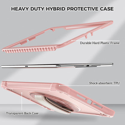 ProCase Rugged iPad Case for 10.2" (9th/8th/7th Gen) – Heavy‑Duty Cover with Hand Strap & Kickstand | Pink | UK
