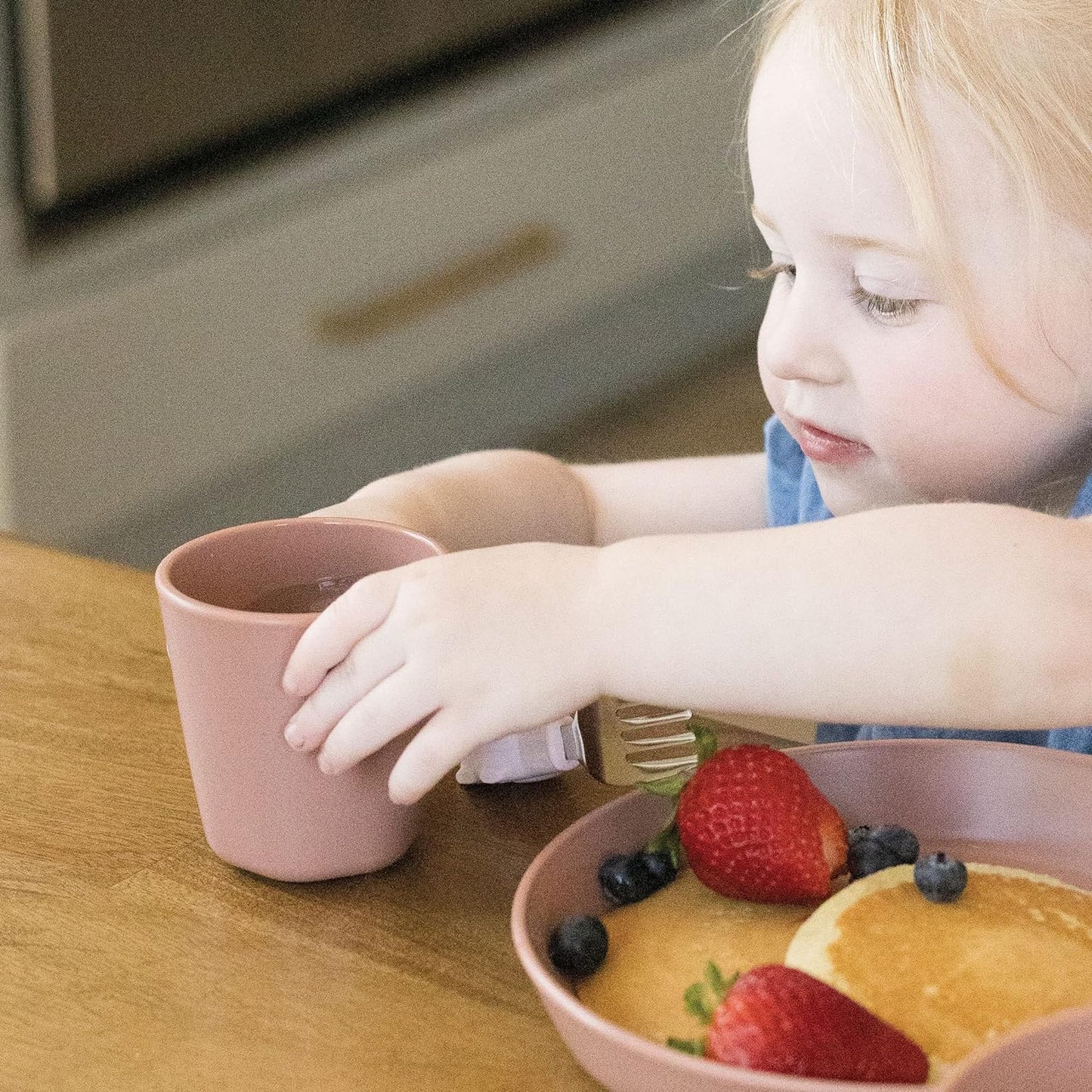 Tiny Twinkle Tableware 3 Pack Dish Set- BPA-Free Cups, Plates and Bowls Sets for Kids and Toddlers - Polypropylene Plastic Dinnerware Set