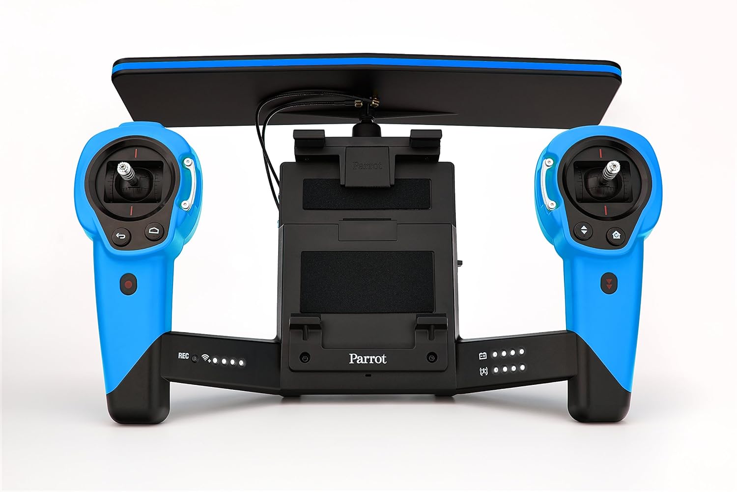 Parrot Skycontroller – Blue | Extended Range Controller for Bebop Drone with Dual Joysticks & FPV Compatibility