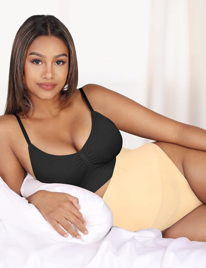FeelinGirl Seamless High‑Waist Shapewear Thong – Women’s Shaping Underwear