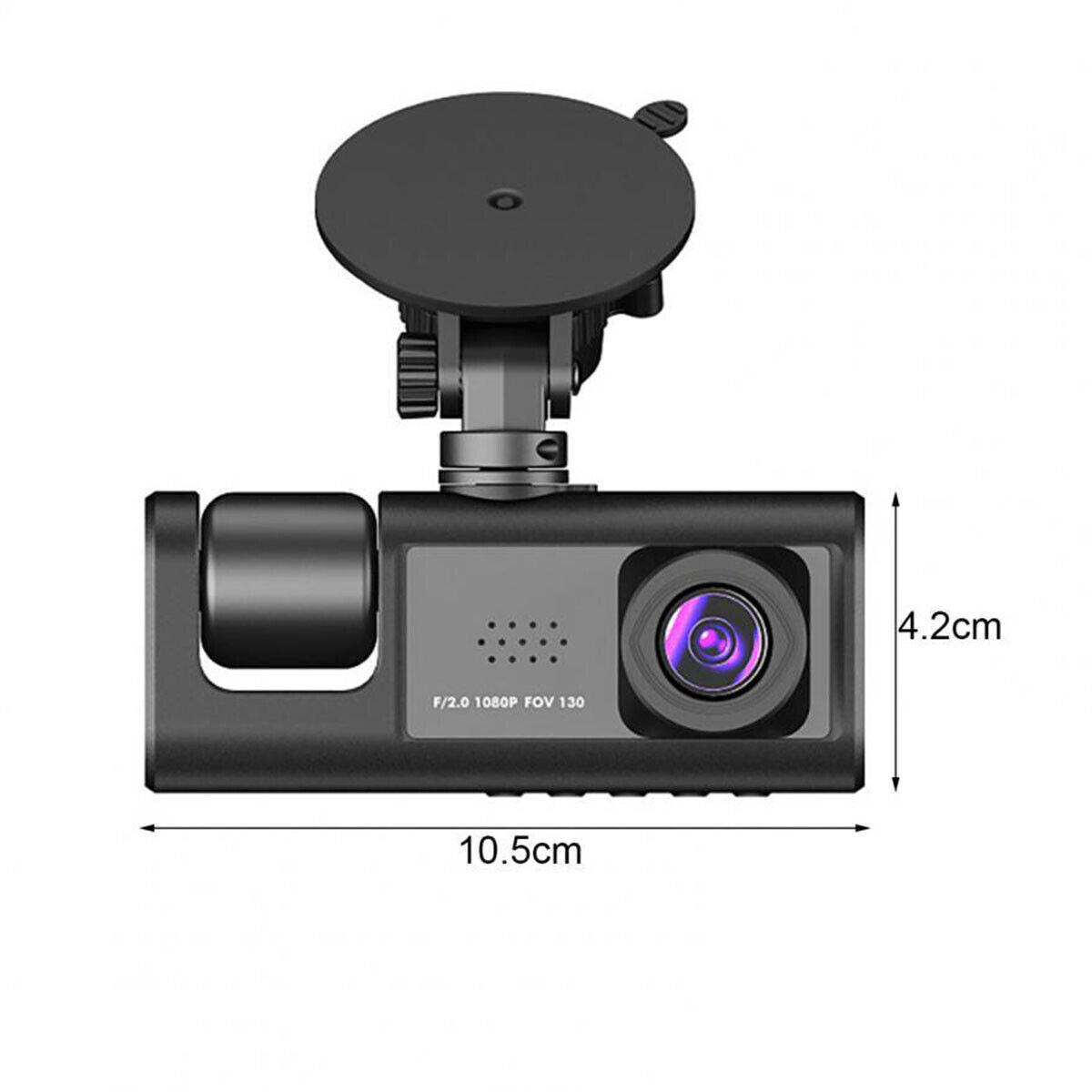 1080P Dual Lens Dash Cam with G-Sensor Front & Rear Car DVR Recorder