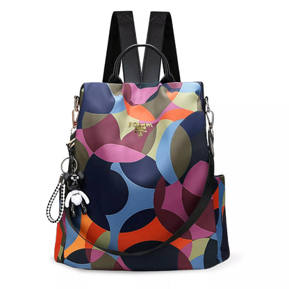 Women's Anti-Theft Backpack Purse | Waterproof Oxford Fabric, 2-Way Carry, Large Capacity — Travel, Work & Daily Use