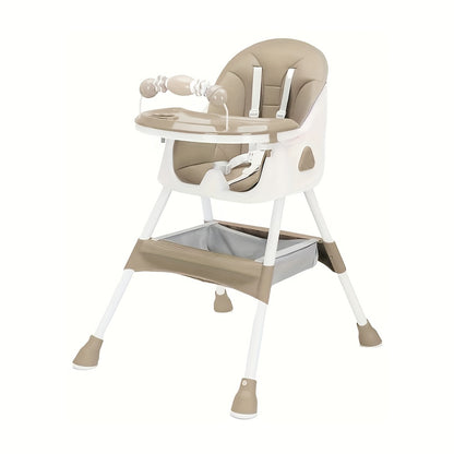 UBRAVOO Adjustable Multifunctional High Chair - Portable Baby Feeding Chair with Removable Tray & Safety Belt | UK