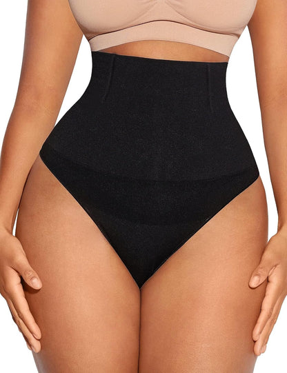 FeelinGirl Seamless High‑Waist Shapewear Thong – Women’s Shaping Underwear