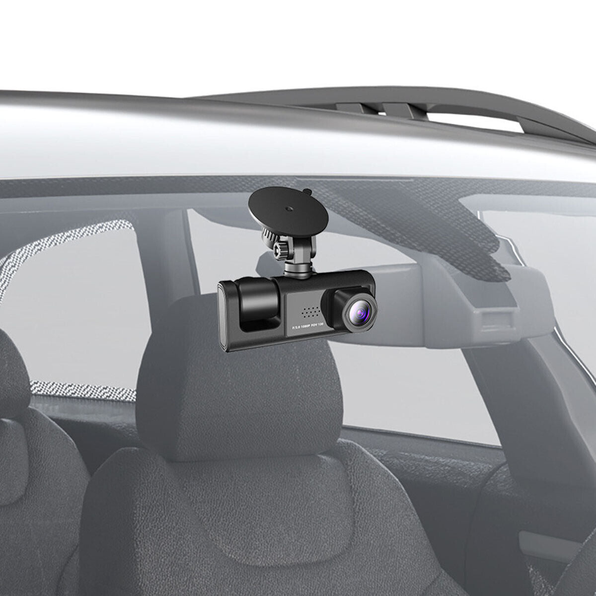 1080P Dual Lens Dash Cam with G-Sensor Front & Rear Car DVR Recorder