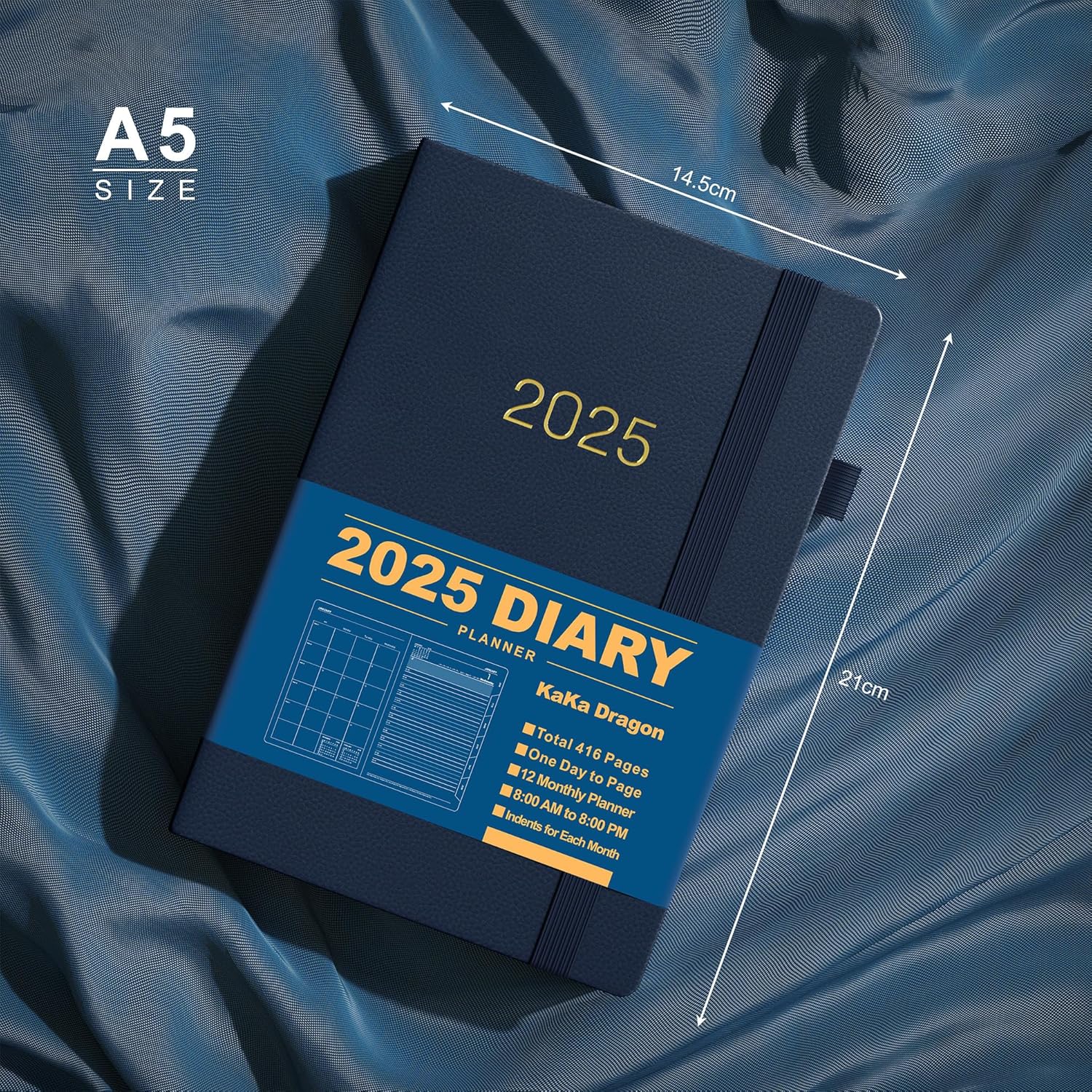 KaKa Dragon 2025 Diary – Day to Page Planner