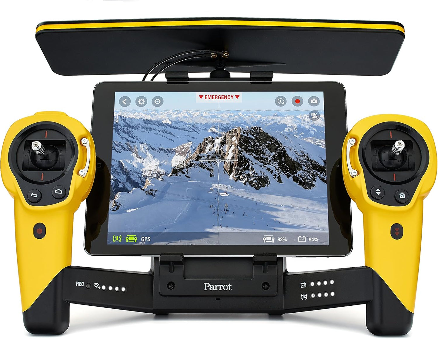 Parrot Skycontroller – Yellow | Extended Range Controller for Bebop Drone with Dual Joysticks & FPV Compatibility