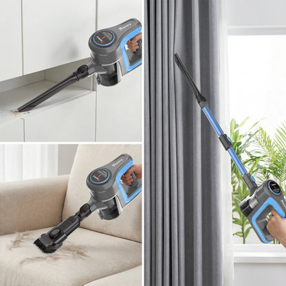 Cordless Stick Vacuum Cleaner | 20,000Pa, 130,000RPM Motor, 90° Flexible Head, HEPA Filter, 2 Modes, Wall Mount