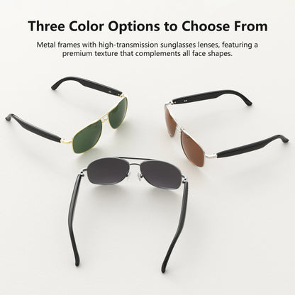 Blackview D1 Pro Smart Glasses | BLE 6.0, Voice Assistant, IP54 Waterproof, UV Protection, Dual Mic & Noise Reduction