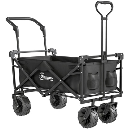 Outsunny 180L festival trolley on wheels with canopy