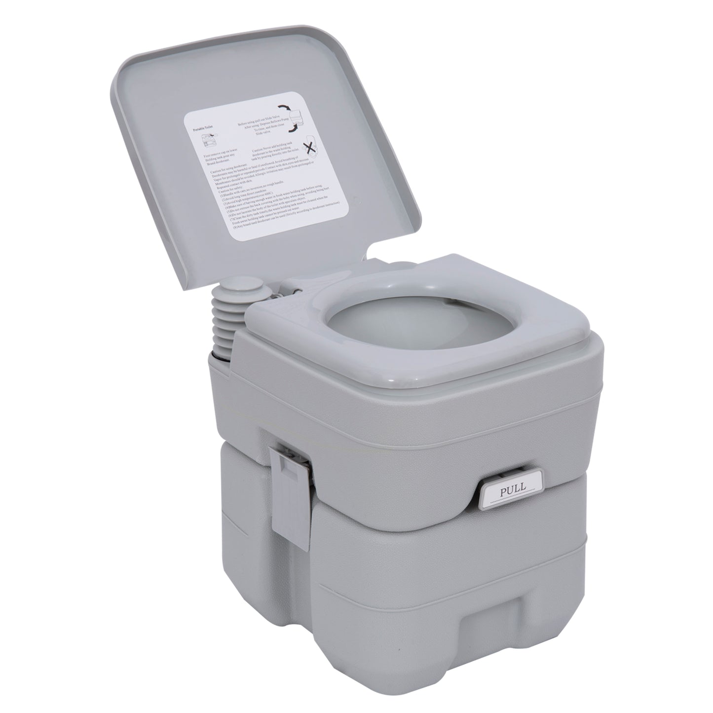 Outsunny portable camping toilet 20L