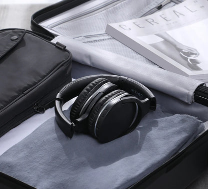 Baseus D02 Pro Wireless Bluetooth Headphones HIFI Stereo Earphones Foldable Sport Headset with Audio Cable foriPhone