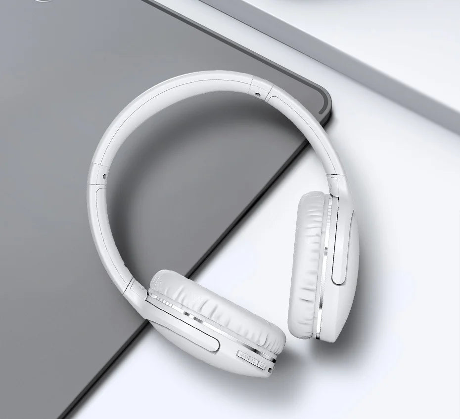 Baseus D02 Pro Wireless Bluetooth Headphones HIFI Stereo Earphones Foldable Sport Headset with Audio Cable foriPhone
