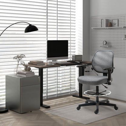 Vinsetto Electric Standing Desk | 72-116cm Adjustable Home Office Desk, Black