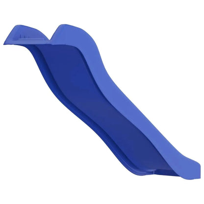 175x38x23 cm Blue Polypropylene Play Slide for Kids - Durable Outdoor Fun