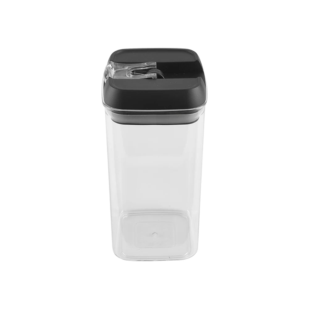 【Lifeideas】7Pcs Airtight Food Storage Containers with Clasp Lids Plastic Clear Jars with Easy Lock Lid Kitchen Pantry Organize
