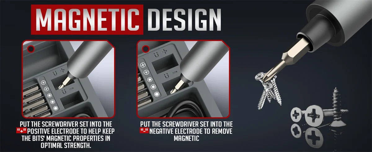 75 in 1 Precision Electric Screwdriver Set with 71 Magnetic Phillips Torx Bits 3 LED Lights Multifunctional Power