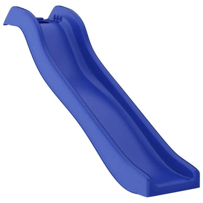 175x38x23 cm Blue Polypropylene Play Slide for Kids - Durable Outdoor Fun