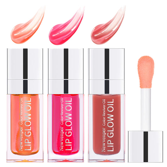 Hydrating Lip Glow Oil Long Lasting Plumping Lip Gloss Transparent Toot Lip Balm Moisturizing Lip Oil for Lip Care