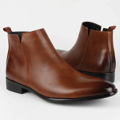 Men's Classic Chelsea Boots | Square Toe, Slip-On, British Style, Sizes EU 40-50 (US 7-17) — 10 Colours