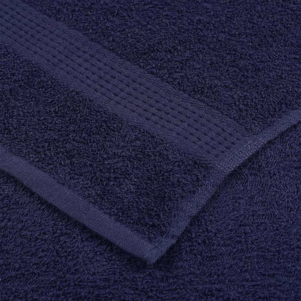 Soap Towels – Set of 4 – Navy Blue – 30x30 cm – 360 GSM – 100% Cotton - UNITED KINGDOM