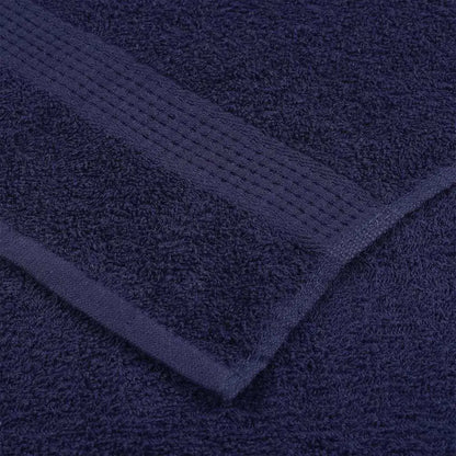 Soap Towels – Set of 4 – Navy Blue – 30x30 cm – 360 GSM – 100% Cotton - UNITED KINGDOM