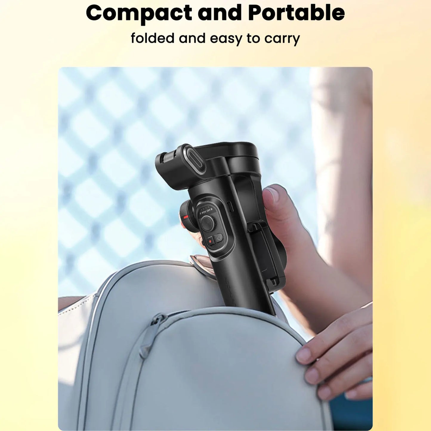 AOCHUAN Smart XE AI Gimbal - Professional Smartphone Stabilizer with No-App AI Tracking & Gesture Control - Perfect for TikTok & YouTube