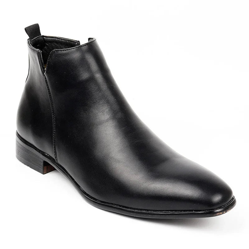 Men's Classic Chelsea Boots | Square Toe, Slip-On, British Style, Sizes EU 40-50 (US 7-17) — 10 Colours