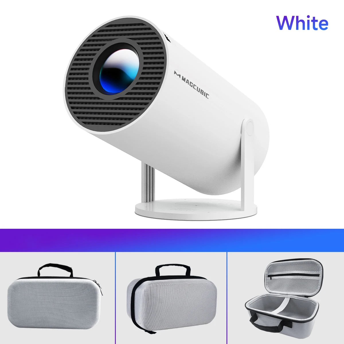 Magcubic Projector HY300 Pro 4K Android 11 Dual Wifi6 260ANSI Allwinner H713 BT5.0 1080P 1280*720P Home Cinema Outdoor