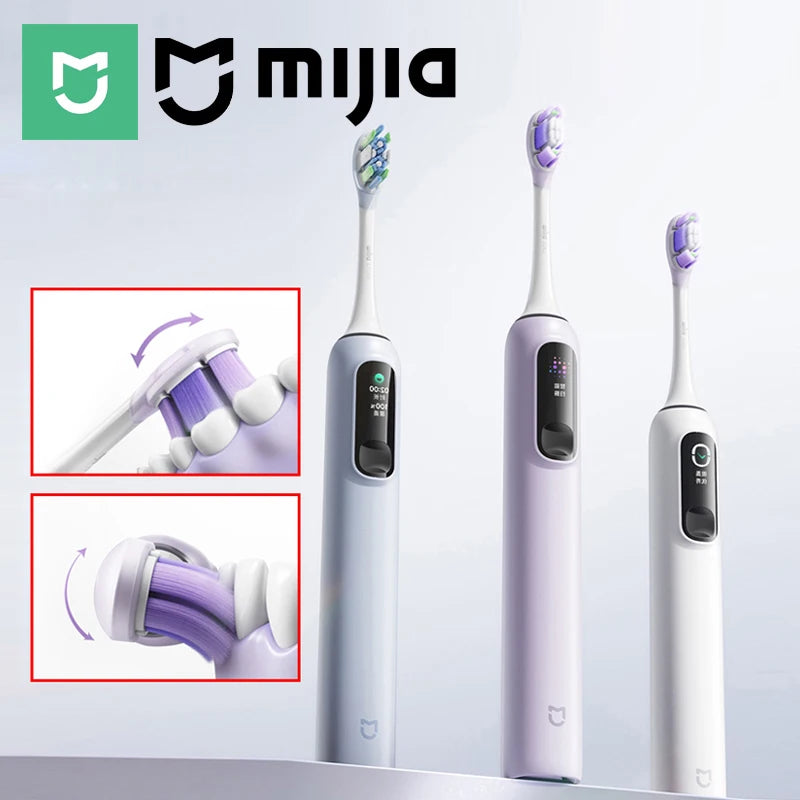 Xiaomi MIJIA MES610 Sonic Electric Toothbrush Pro | 4 Cleaning Modes, 180-Day Battery, IPX8 Waterproof, Smart Colour Display