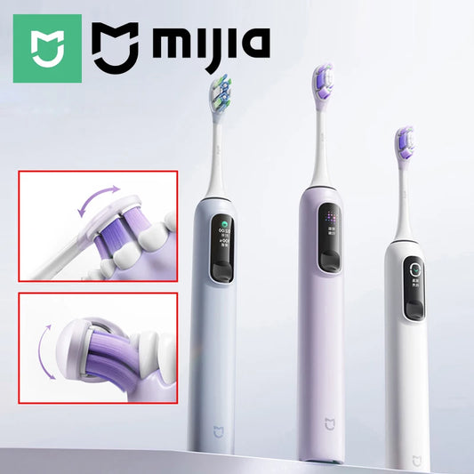 Xiaomi MIJIA MES610 Sonic Electric Toothbrush Pro | 4 Cleaning Modes, 180-Day Battery, IPX8 Waterproof, Smart Colour Display