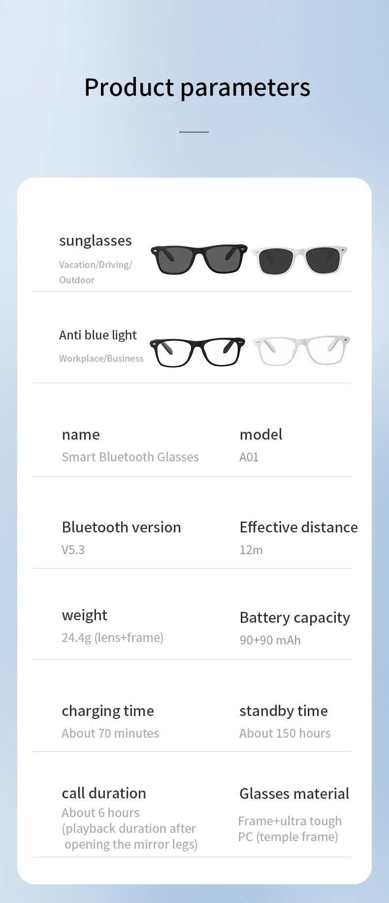 Xiaomi 4k Hd Ai Smart Glasses Camera Wearable Mini Camera Bluetooth Call Voice Assistant Control Smart Sports Camera Glasses