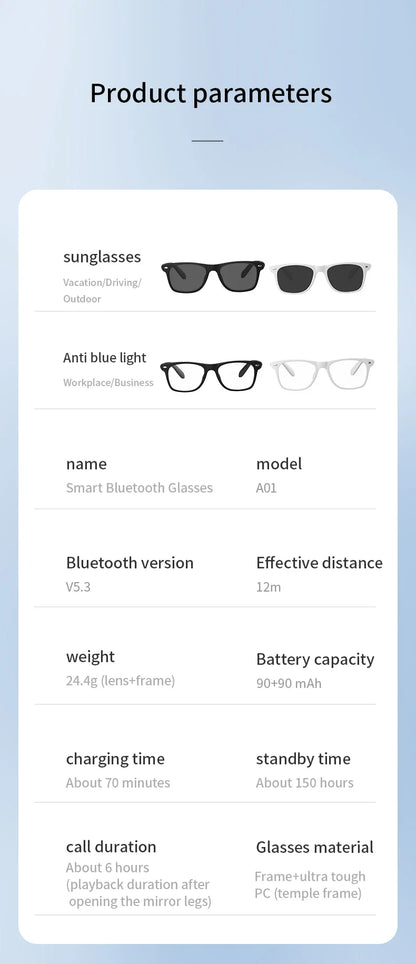 Xiaomi 4k Hd Ai Smart Glasses Camera Wearable Mini Camera Bluetooth Call Voice Assistant Control Smart Sports Camera Glasses