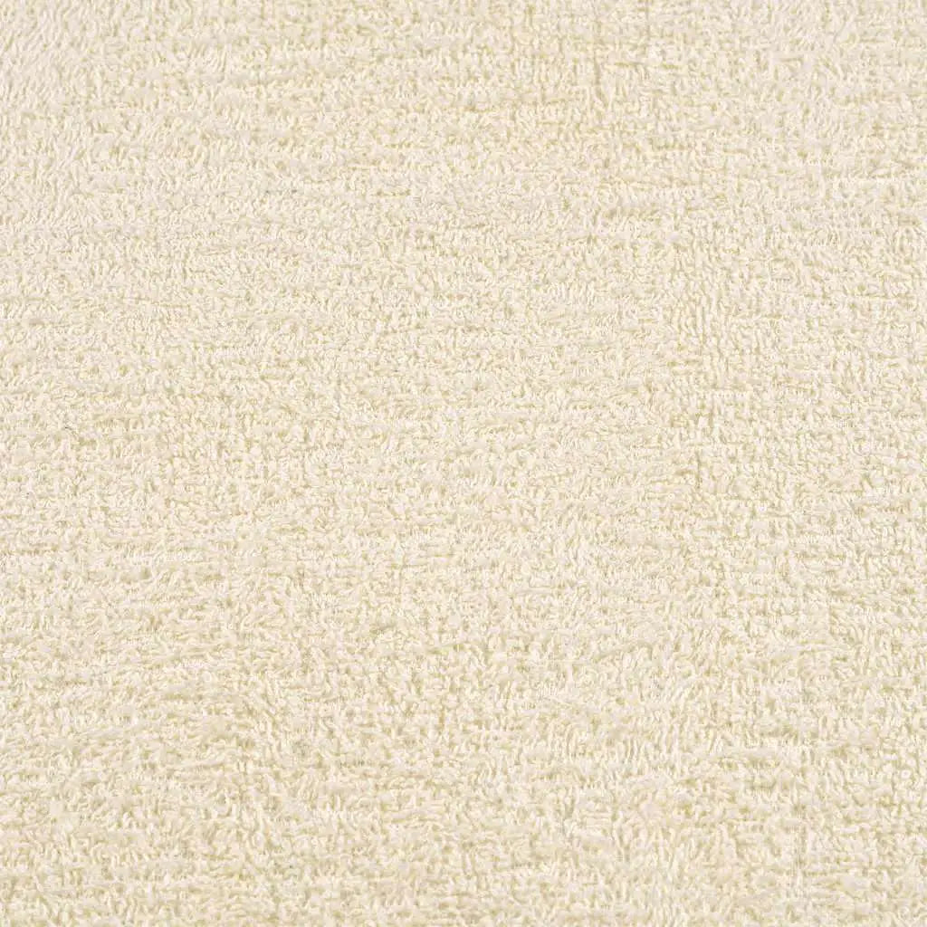 Set of 2 Cream Guest Towels – 30x50 cm 360 GSM – 100% Pure Cotton – Soft & Absorbent - UNITED KINGDOM