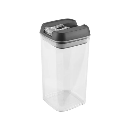 【Lifeideas】7Pcs Airtight Food Storage Containers with Clasp Lids Plastic Clear Jars with Easy Lock Lid Kitchen Pantry Organize