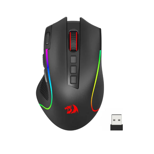 Redragon M612 PRO Wireless Gaming Mouse - 8000 DPI RGB Gaming Mouse with 11 Programmable Buttons for UK Gamers
