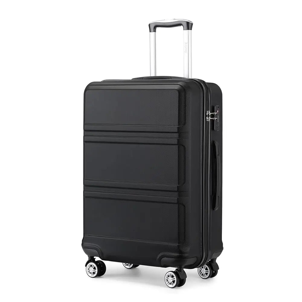 KONO Fashion Luggage Set – Lightweight ABS Hard Shell Suitcases with TSA Lock & 4 Spinner Wheels | 2/3/4/6 Piece Set | UK
