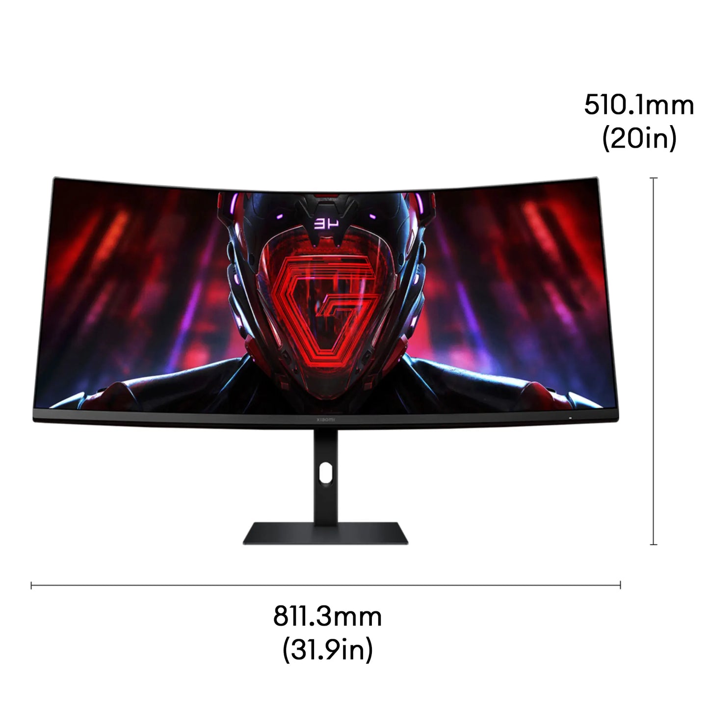 Xiaomi G34WQi 34" Ultrawide Curved Gaming Monitor | 180Hz, 1ms, 3440×1440 WQHD, 1500R, AMD FreeSync Premium — Black, UK Plug