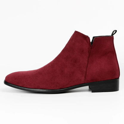 Men's Classic Chelsea Boots | Square Toe, Slip-On, British Style, Sizes EU 40-50 (US 7-17) — 10 Colours