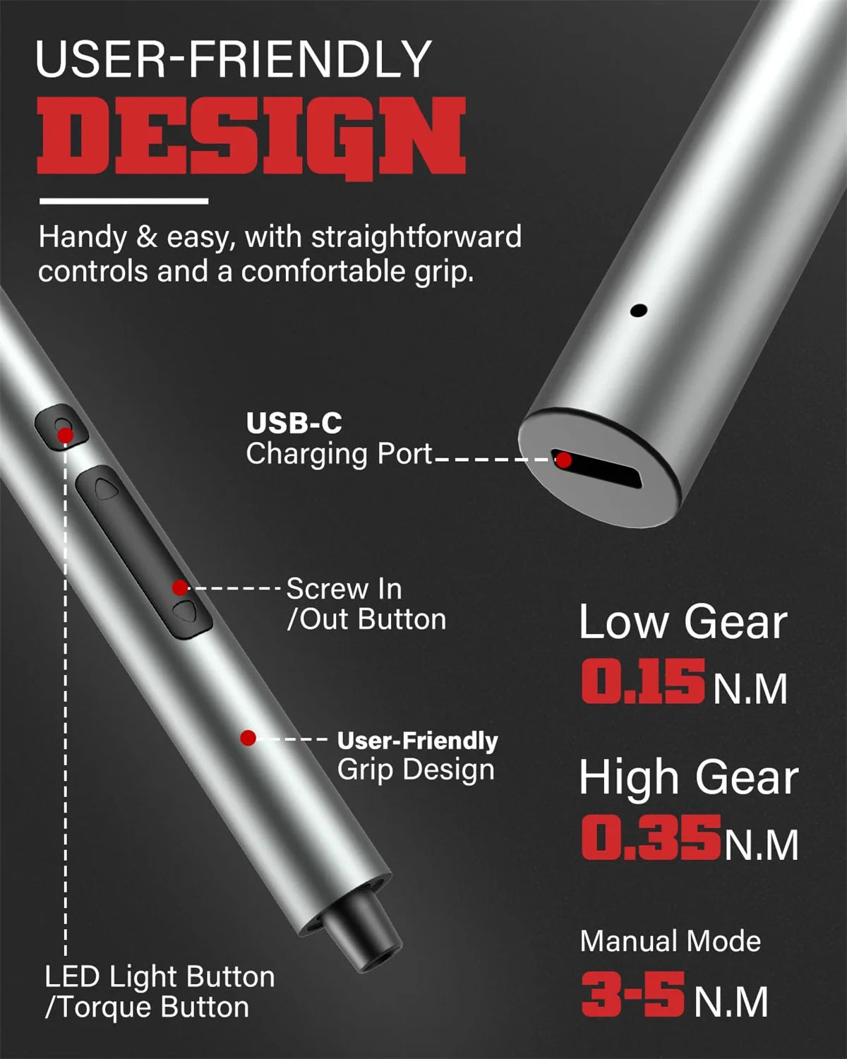 75 in 1 Precision Electric Screwdriver Set with 71 Magnetic Phillips Torx Bits 3 LED Lights Multifunctional Power