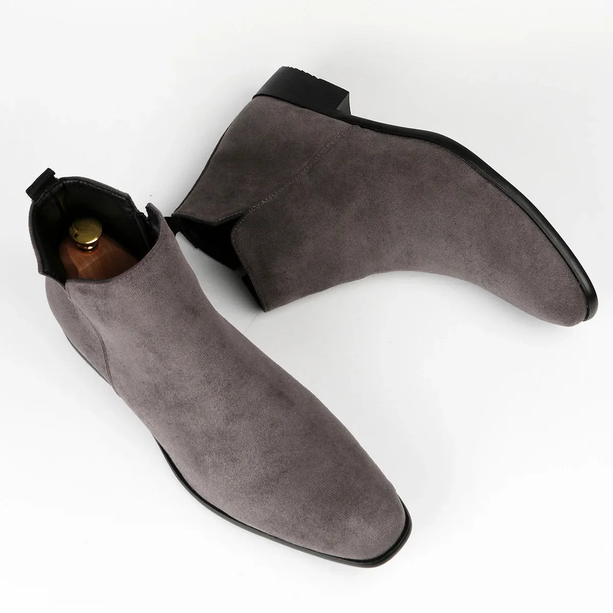 Men's Classic Chelsea Boots | Square Toe, Slip-On, British Style, Sizes EU 40-50 (US 7-17) — 10 Colours