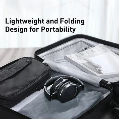 Baseus D02 Pro Wireless Bluetooth Headphones HIFI Stereo Earphones Foldable Sport Headset with Audio Cable foriPhone