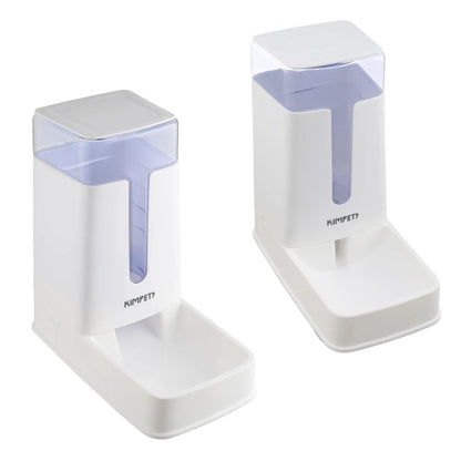 Tieker Automatic Pet Feeder Drinking Fountain 2-Pack Set Travel Pet Supplies Dog Food Cat Food Automatic Dispenser