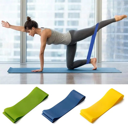 Resistance Bands [Set of 5] – Skin-Friendly Exercise Loop Bands with 5 Levels of Resistance for Strength Training, Yoga & Home Workouts – With Carry Bag