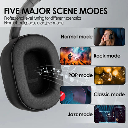 Siindoo JH-ANC930Plus Hybrid Wireless Headphone Active Noise Cancelling Headphones With Multi Magnetic Touch Control